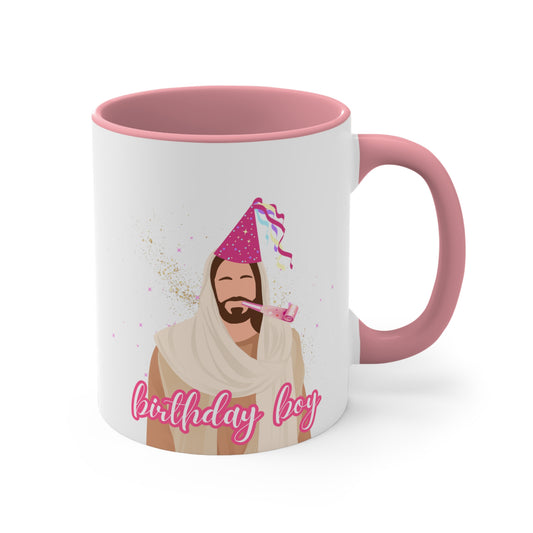 Birthday Boy Jesus - Pink Mug