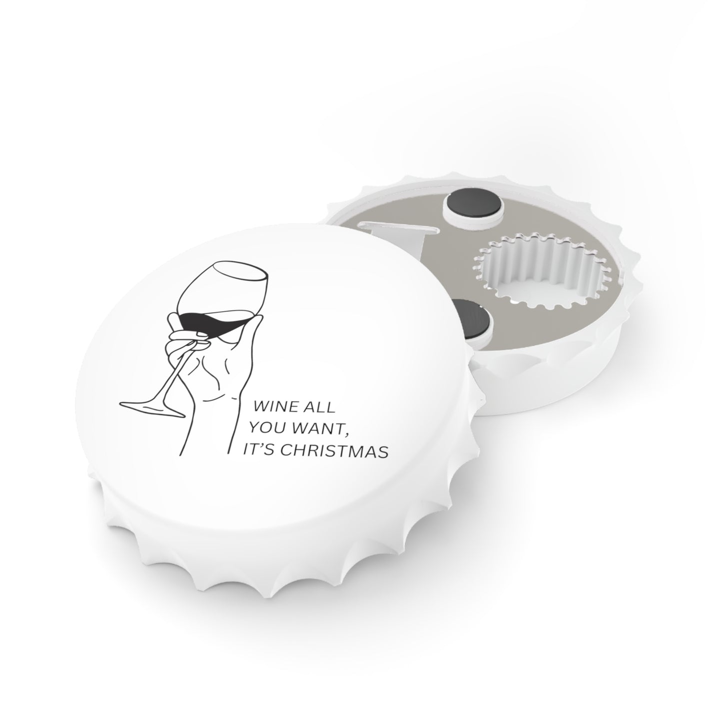 Magnetic Bottle Opener - Wine All You Want