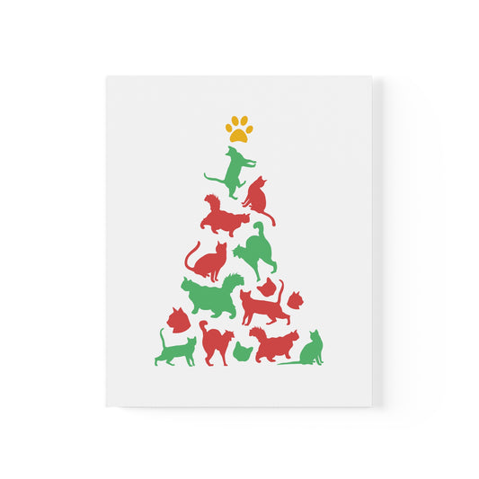 Christmas Tree Cat - Poster