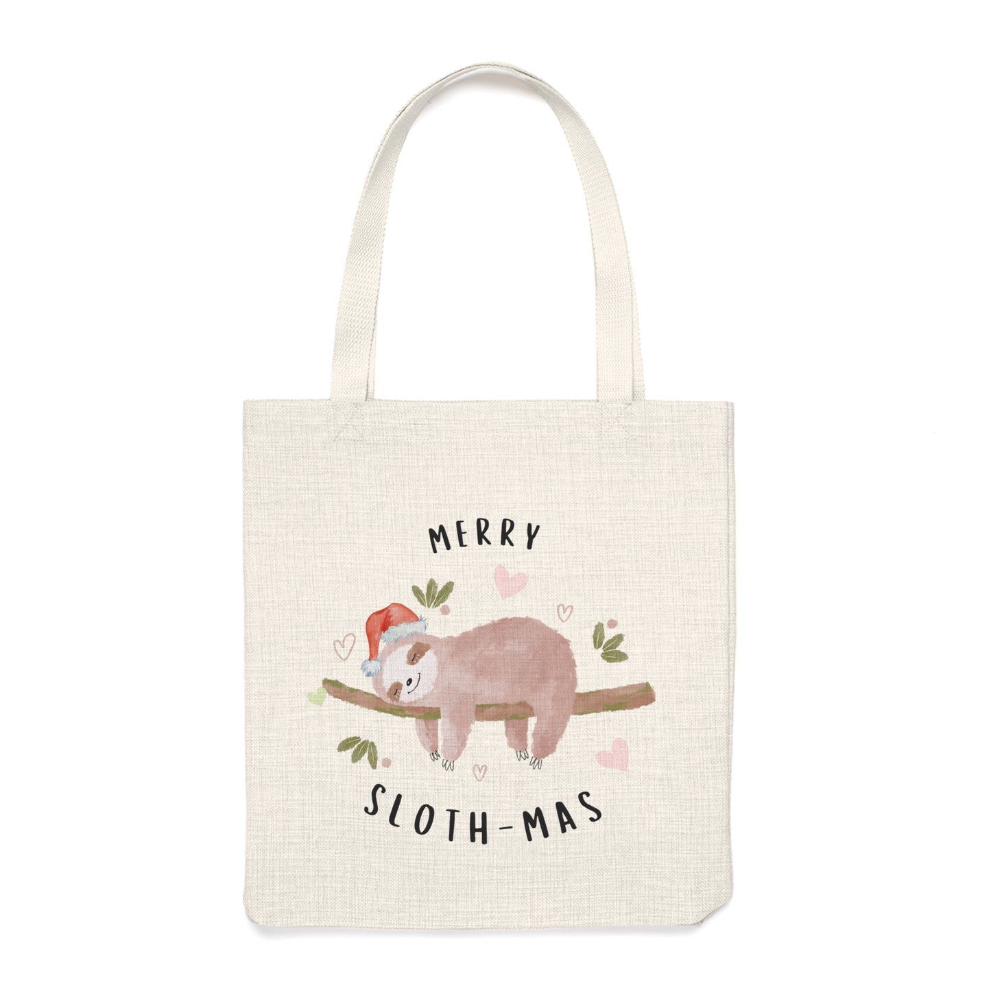 Christmas Tote Bag - Merry Sloth-mas!