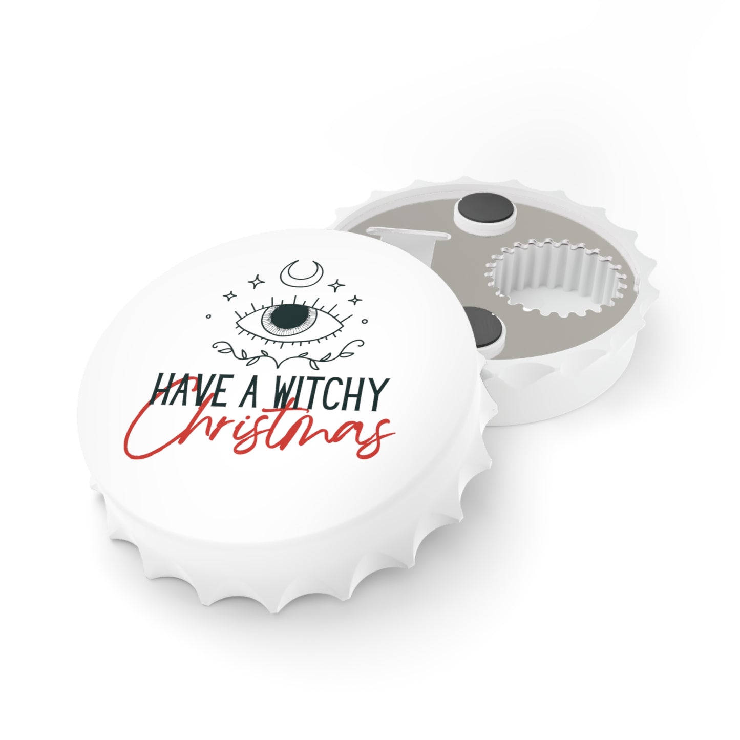 Magnetic Bottle Opener - Witchy Christmas