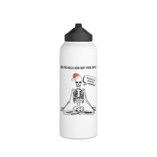 Deck The Halls - Stainless Steel Water Bottle