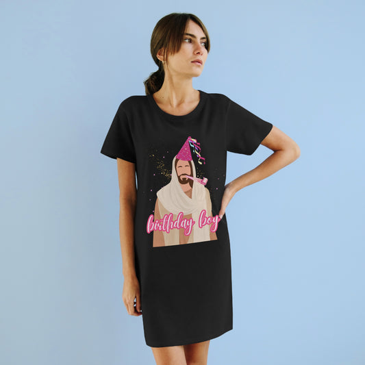 Birthday Boy Jesus - Organic T-Shirt Dress