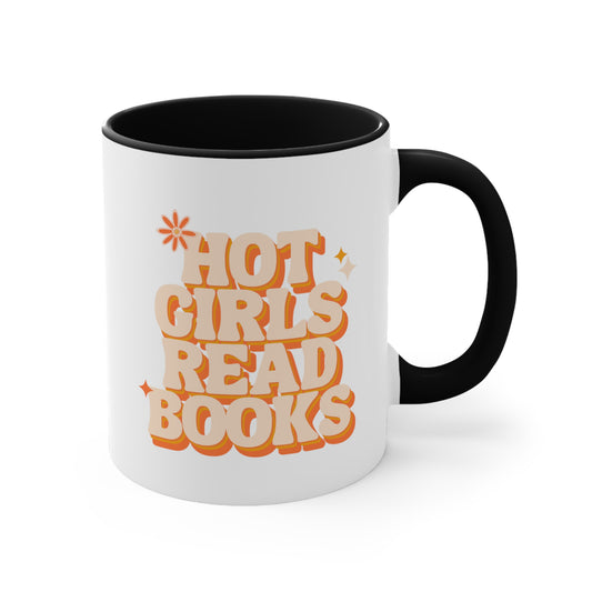 Hot Girls Read Books - Mug
