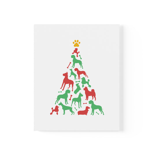 Christmas Tree Dog - Poster