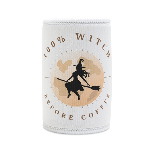 100% Witch Before Coffee - Stubby Cooler
